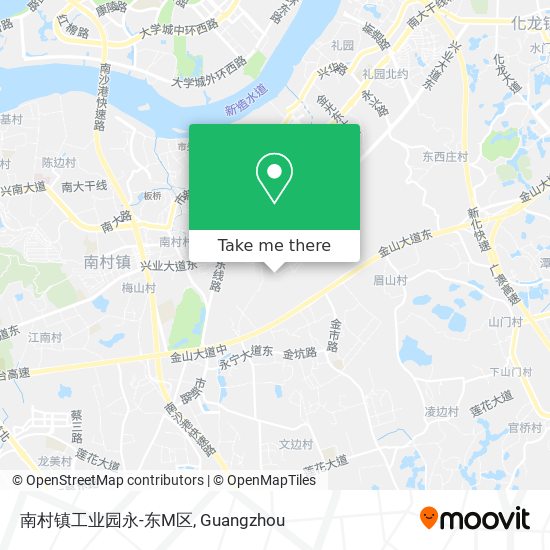 南村镇工业园永-东M区 map