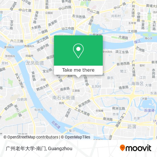 广州老年大学-南门 map