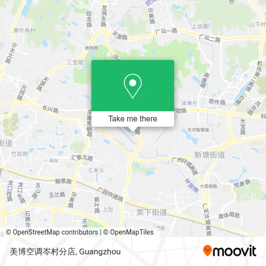 美博空调岑村分店 map
