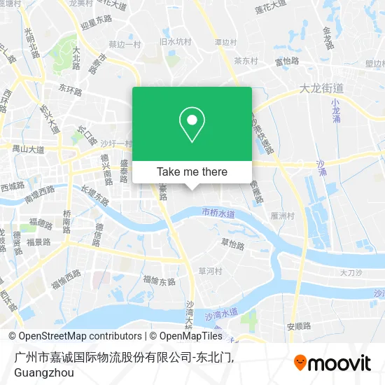 广州市嘉诚国际物流股份有限公司-东北门 map