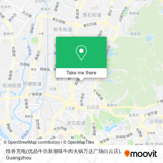 怪兽充电(优品牛坊新潮味牛肉火锅万达广场白云店) map