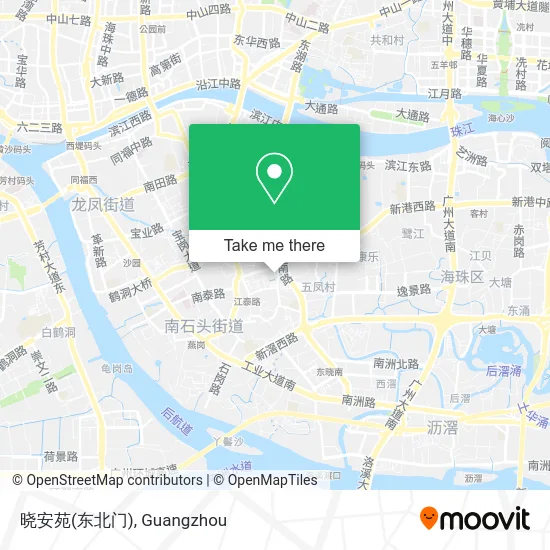 晓安苑(东北门) map