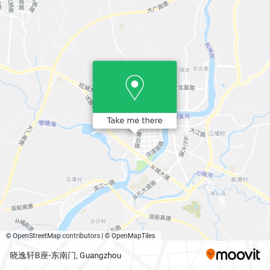 晓逸轩B座-东南门 map