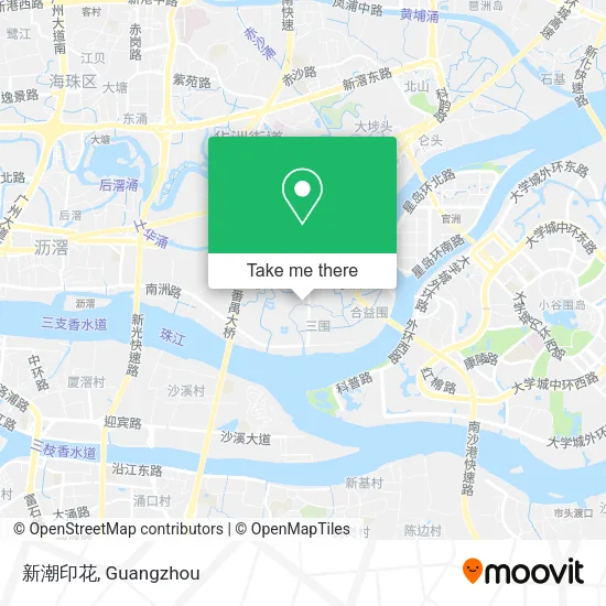 新潮印花 map