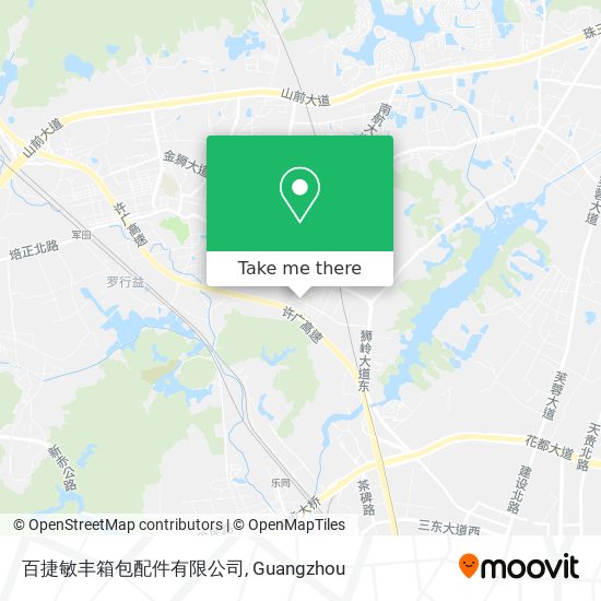 百捷敏丰箱包配件有限公司 map