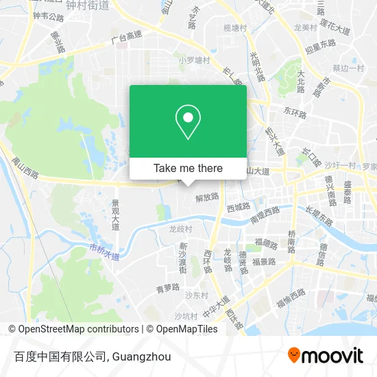 百度中国有限公司 map