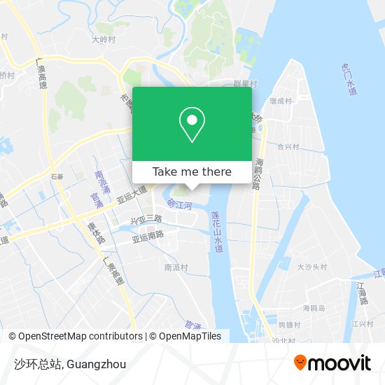 沙环总站 map