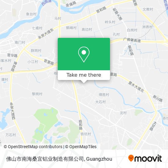 佛山市南海桑宜铝业制造有限公司 map