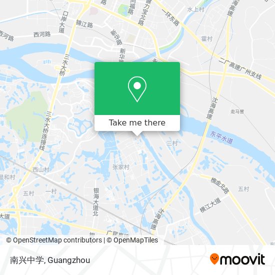 南兴中学 map