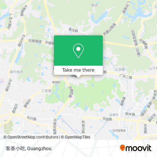 客香小吃 map
