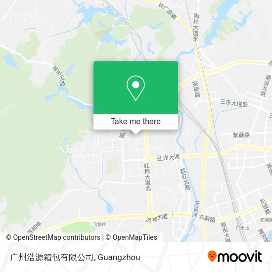 广州浩源箱包有限公司 map