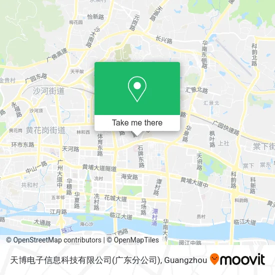 天博电子信息科技有限公司(广东分公司) map