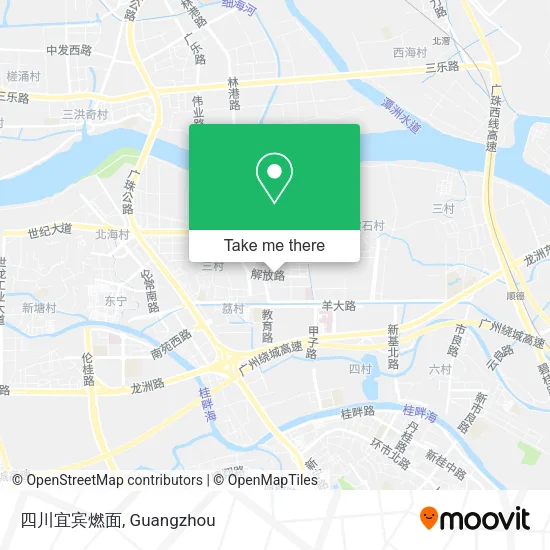 四川宜宾燃面 map