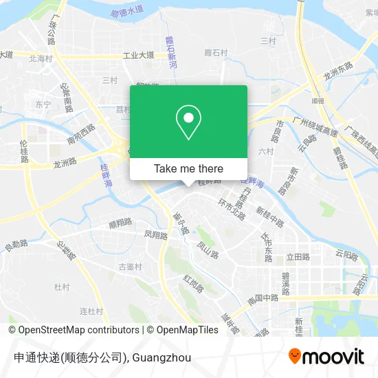 申通快递(顺德分公司) map