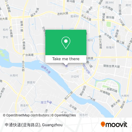 申通快递(湜海路店) map