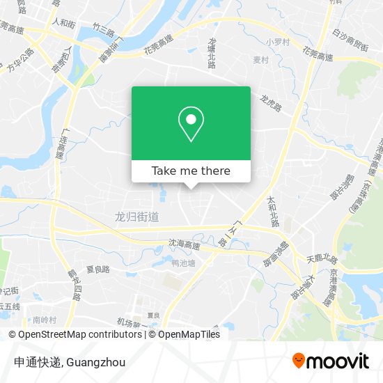 申通快递 map