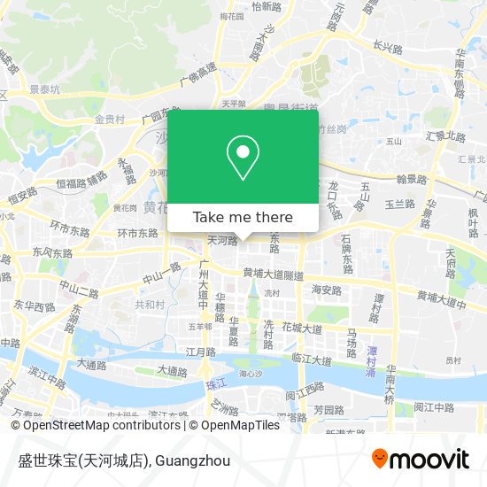 盛世珠宝(天河城店) map