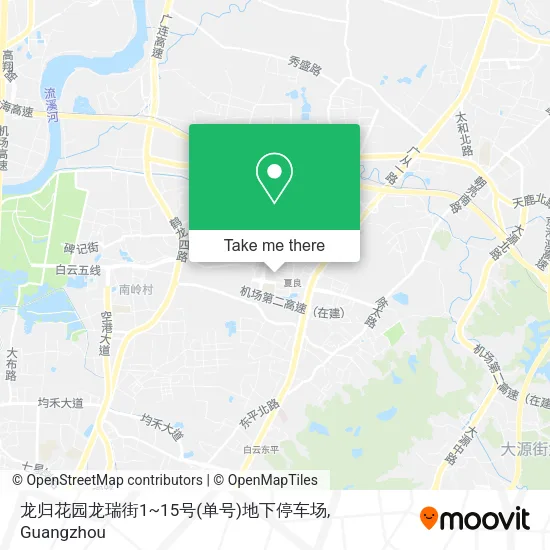 龙归花园龙瑞街1~15号(单号)地下停车场 map