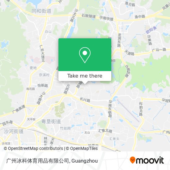 广州冰科体育用品有限公司 map