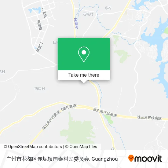 广州市花都区赤坭镇国泰村民委员会 map