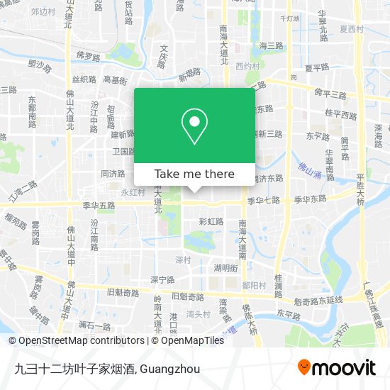 九彐十二坊叶子家烟酒 map