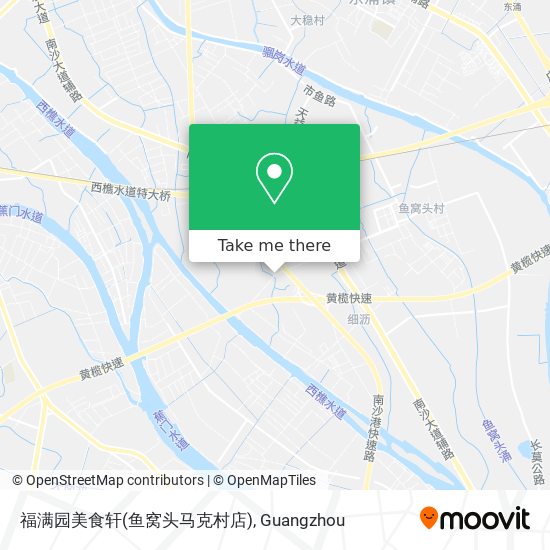 福满园美食轩(鱼窝头马克村店) map