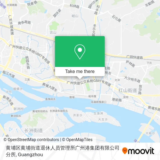 黄埔区黄埔街道退休人员管理所广州港集团有限公司分所 map