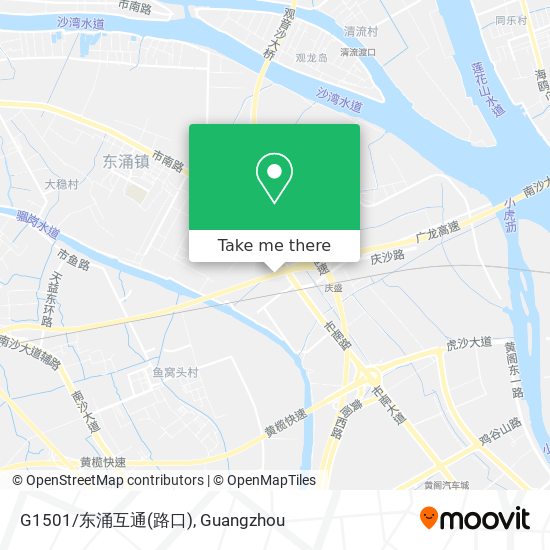 G1501/东涌互通(路口) map