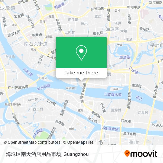 海珠区南天酒店用品市场 map