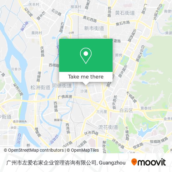 广州市左爱右家企业管理咨询有限公司 map