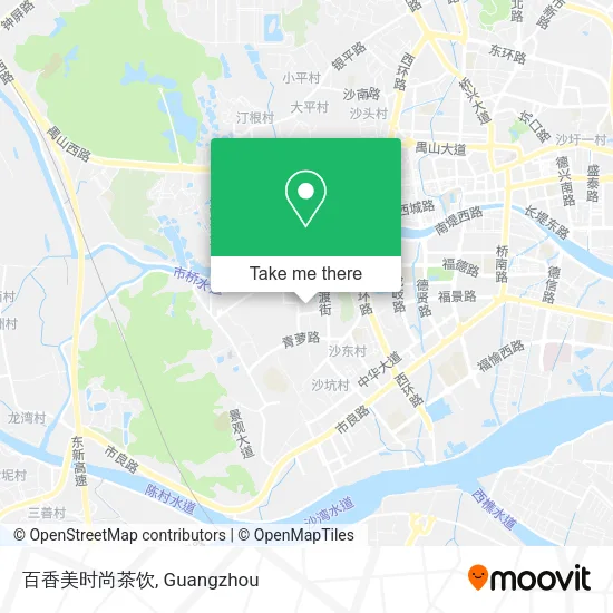 百香美时尚茶饮 map