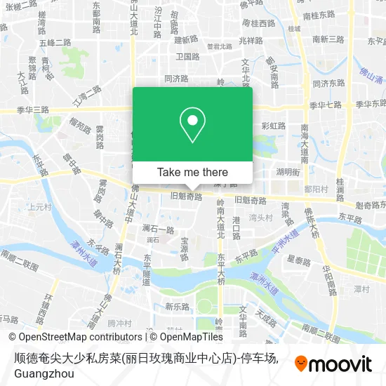 顺德奄尖大少私房菜(丽日玫瑰商业中心店)-停车场 map