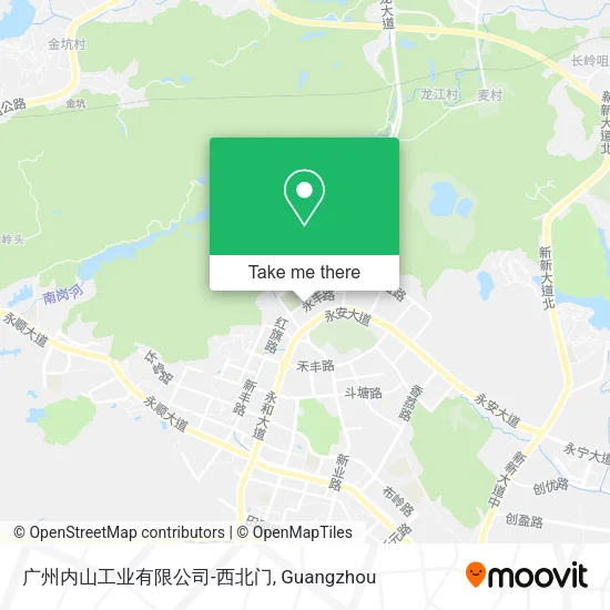广州内山工业有限公司-西北门 map
