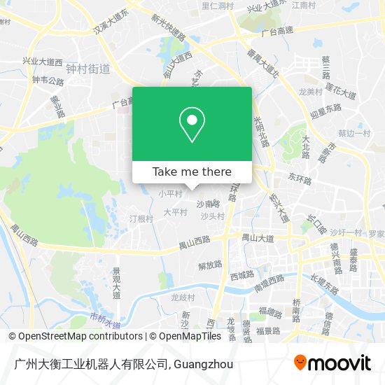 广州大衡工业机器人有限公司 map