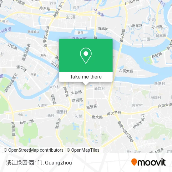 滨江绿园-西1门 map