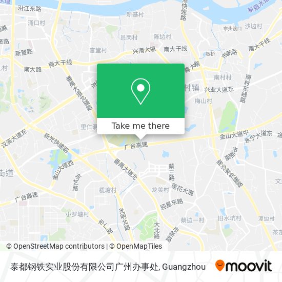 泰都钢铁实业股份有限公司广州办事处 map