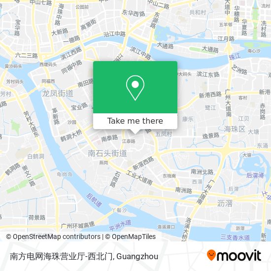 南方电网海珠营业厅-西北门 map
