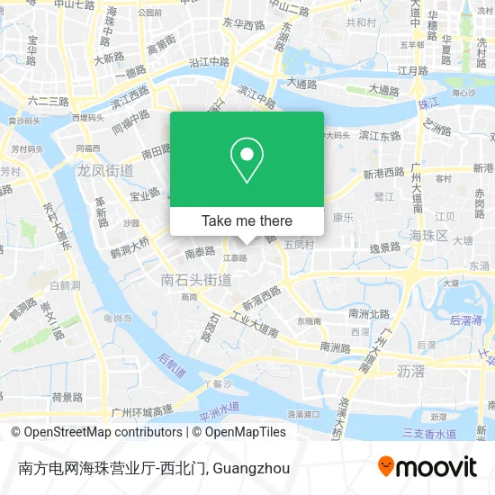 南方电网海珠营业厅-西北门 map