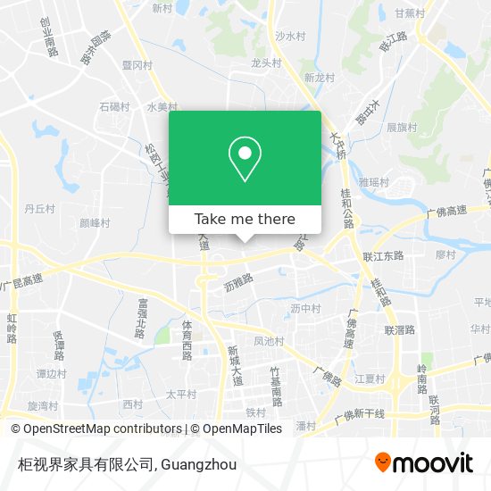 柜视界家具有限公司 map