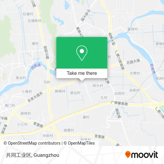 共同工业区 map