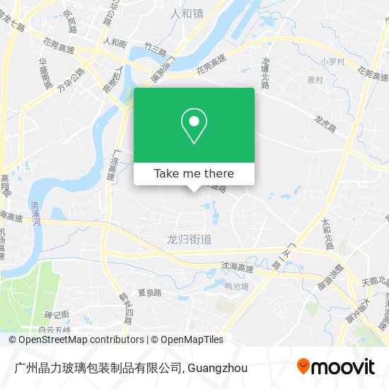 广州晶力玻璃包装制品有限公司 map