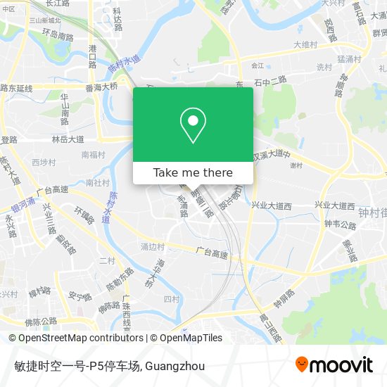 敏捷时空一号-P5停车场 map