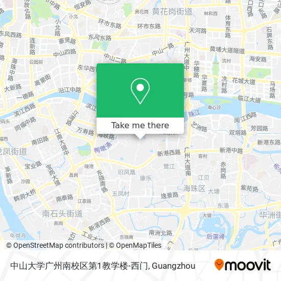 中山大学广州南校区第1教学楼-西门 map