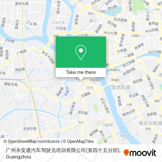 广州永安通汽车驾驶员培训有限公司(第四十五分部) map