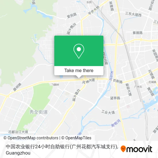 中国农业银行24小时自助银行(广州花都汽车城支行) map