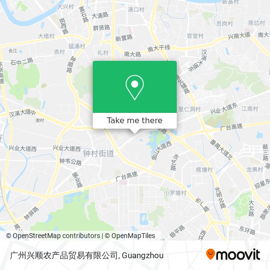 广州兴顺农产品贸易有限公司 map
