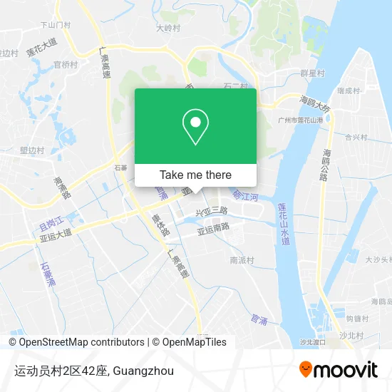 运动员村2区42座 map