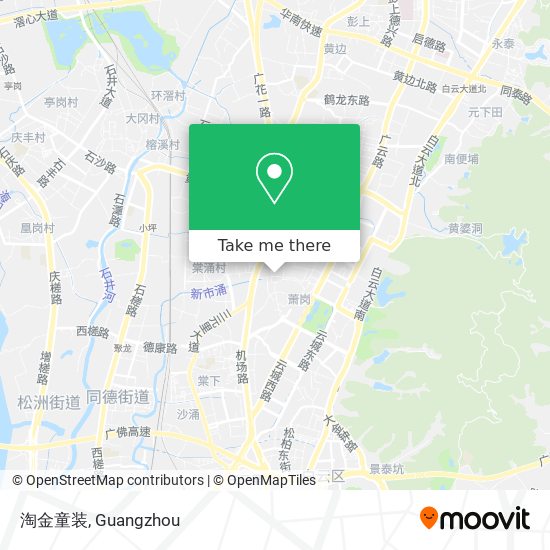 淘金童装 map