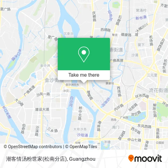 潮客情汤粉世家(松南分店) map