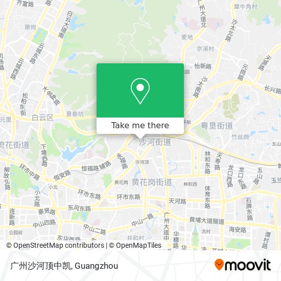 广州沙河顶中凯 map